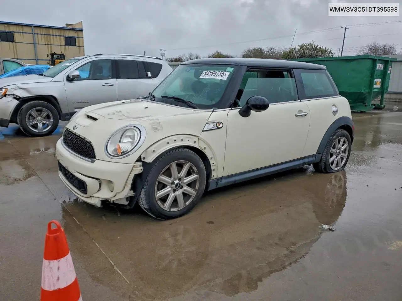 WMWSV3C51DT395598 2013 Mini Cooper S