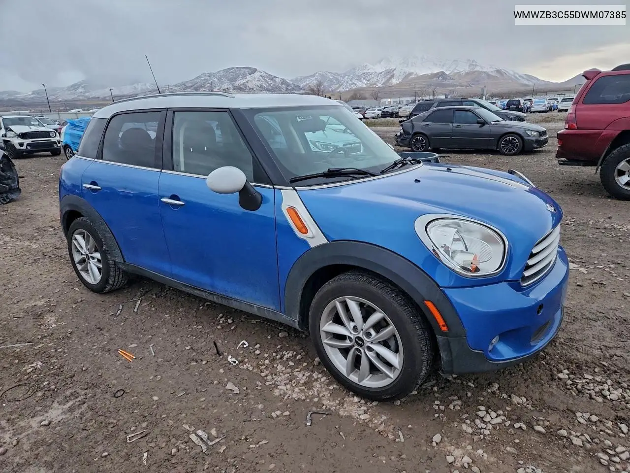 WMWZB3C55DWM07385 2013 Mini Cooper Countryman