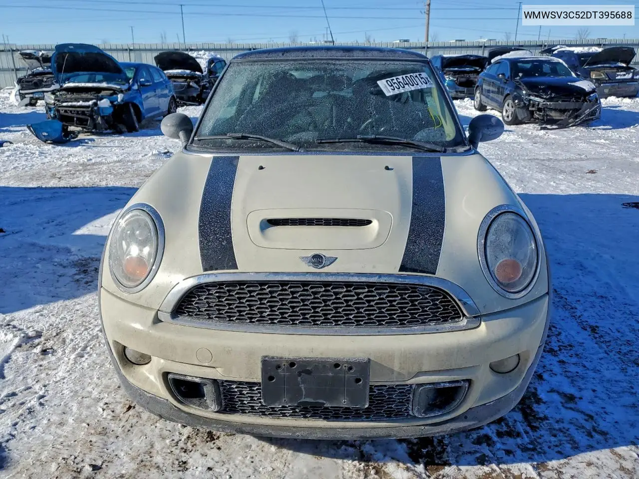 WMWSV3C52DT395688 2013 Mini Cooper S