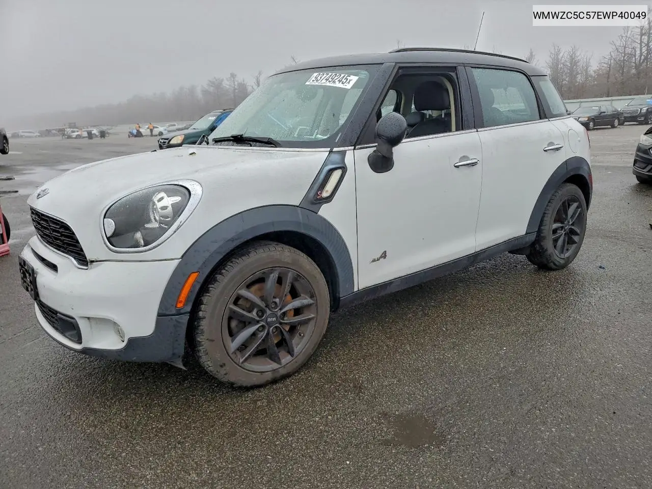 WMWZC5C57EWP40049 2014 Mini Cooper S Countryman