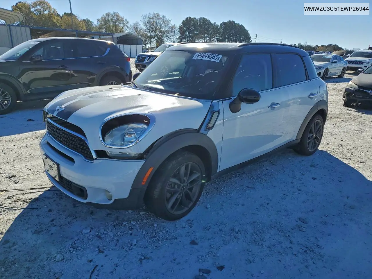 WMWZC3C51EWP26944 2014 Mini Cooper S Countryman