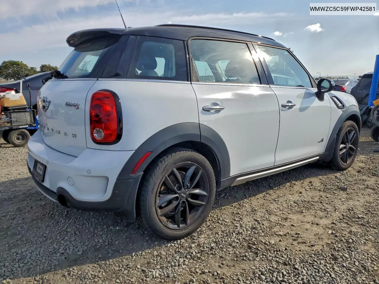 WMWZC5C59FWP42581 2015 Mini Cooper S Countryman