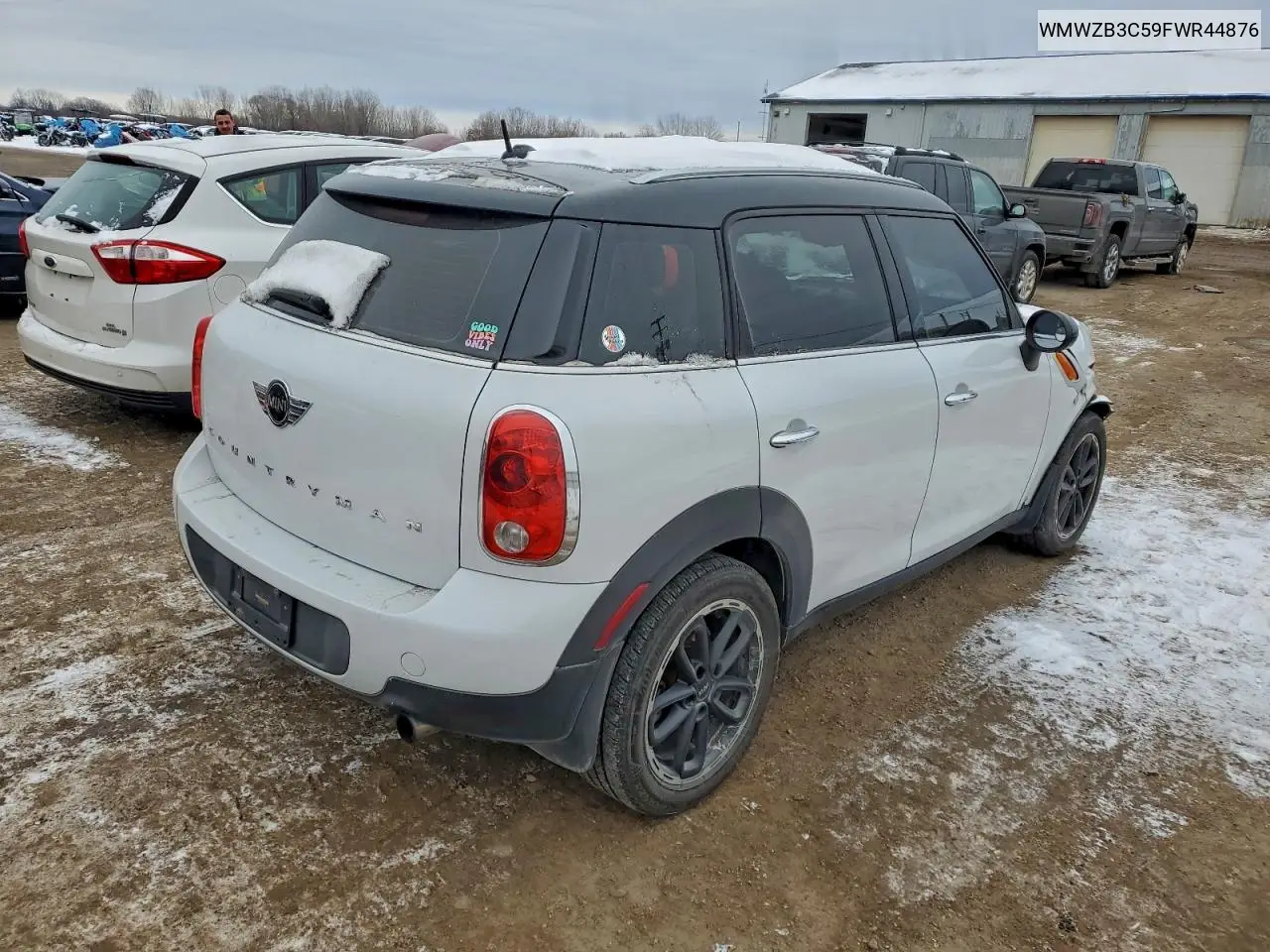 WMWZB3C59FWR44876 2015 Mini Cooper Countryman