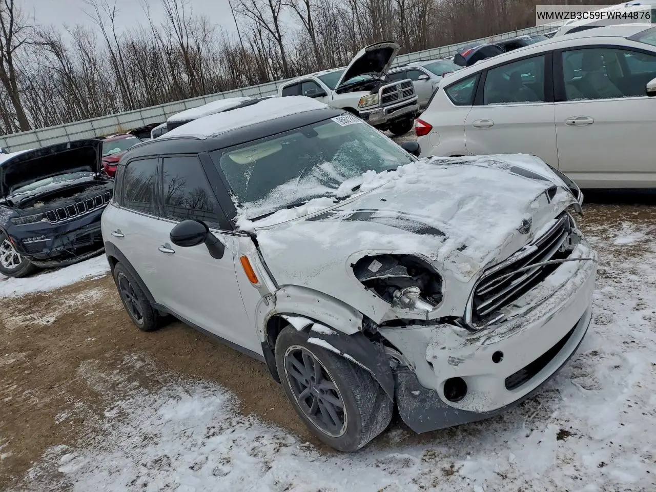 WMWZB3C59FWR44876 2015 Mini Cooper Countryman