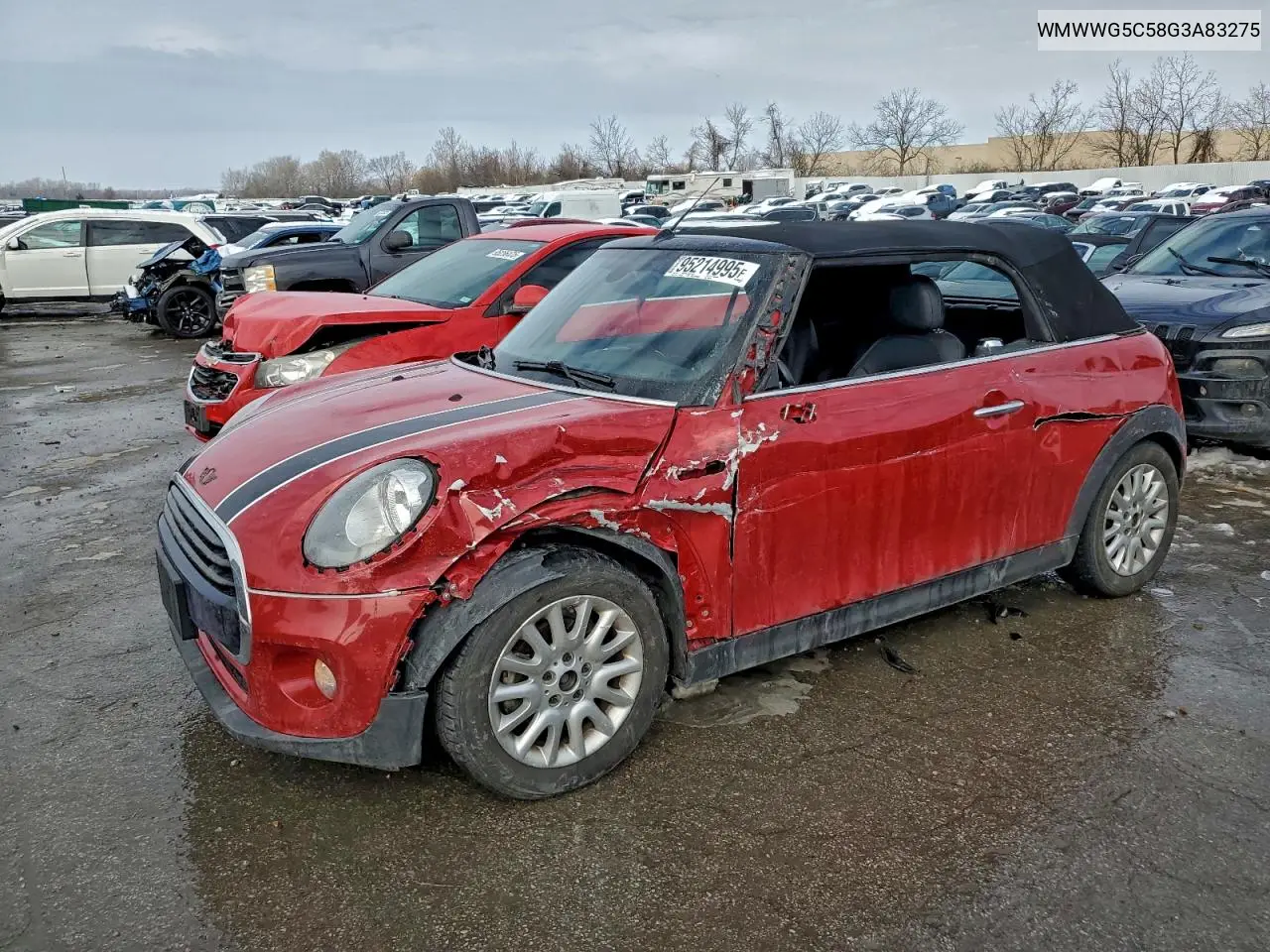 WMWWG5C58G3A83275 2016 Mini Cooper