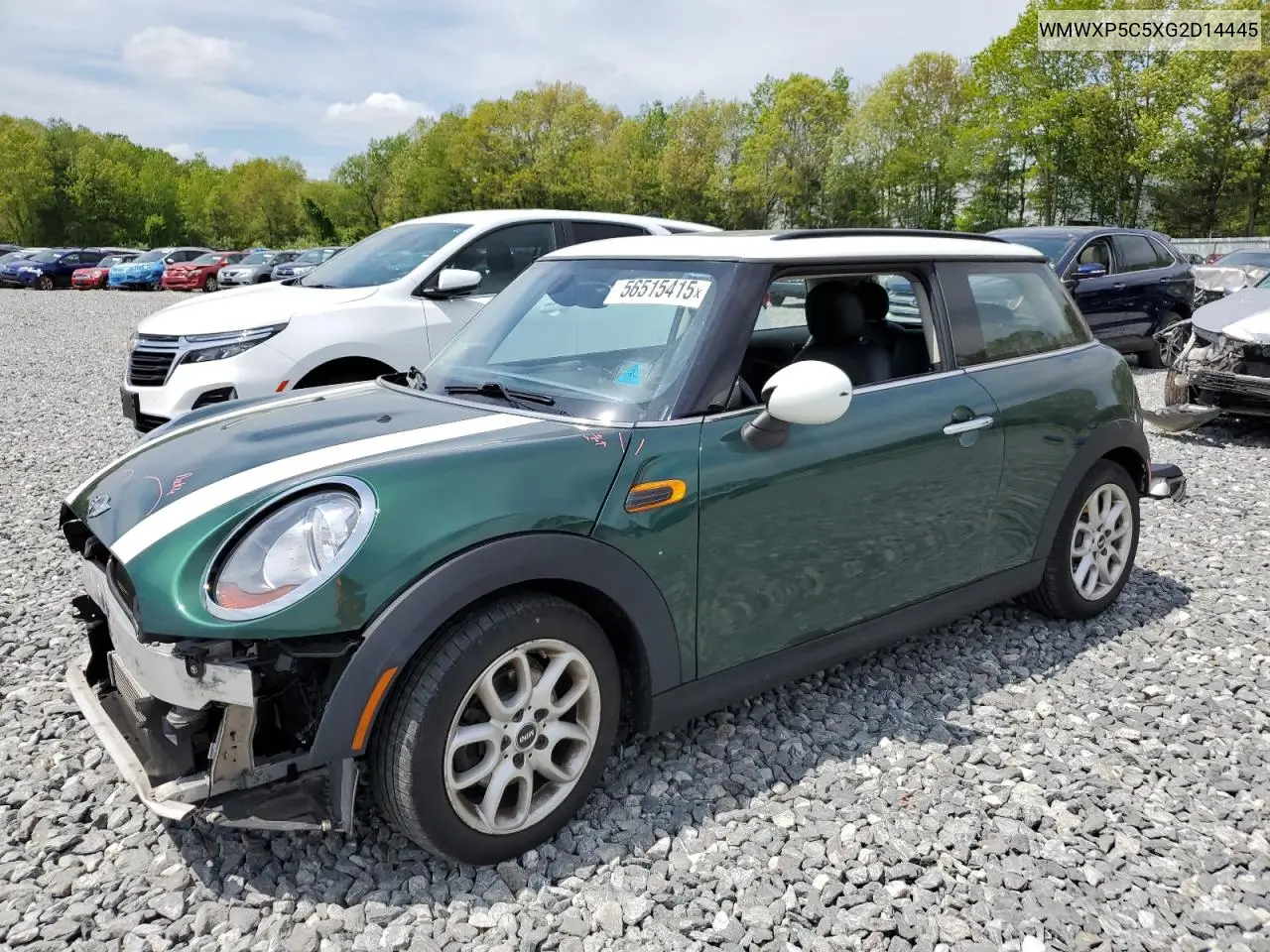 WMWXP5C5XG2D14445 2016 Mini Cooper