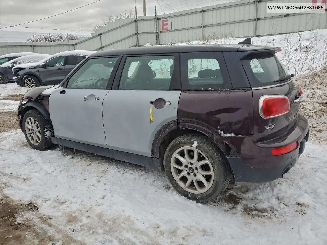 WMWLN5C56G2E31086 2016 Mini Cooper Clubman