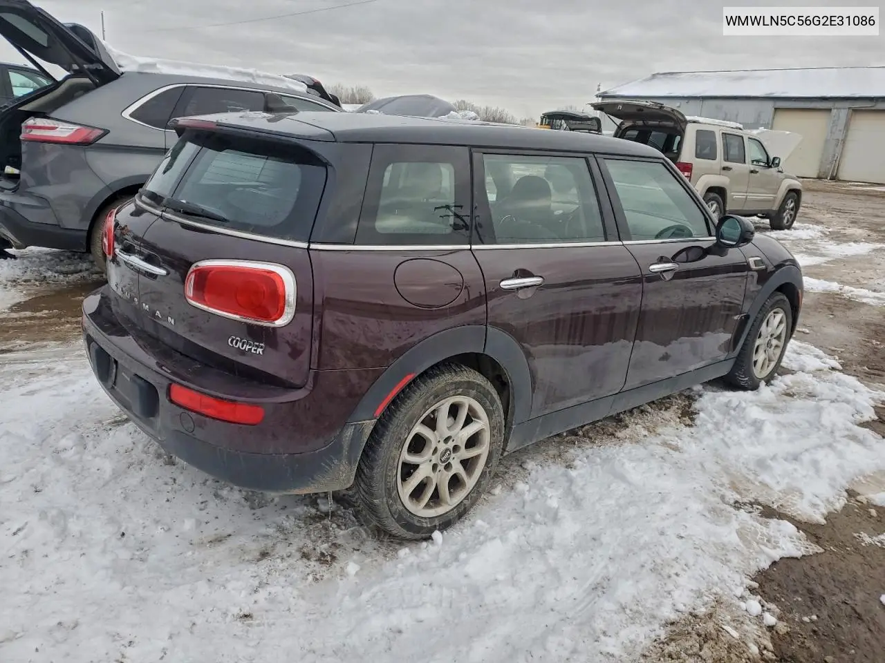 WMWLN5C56G2E31086 2016 Mini Cooper Clubman