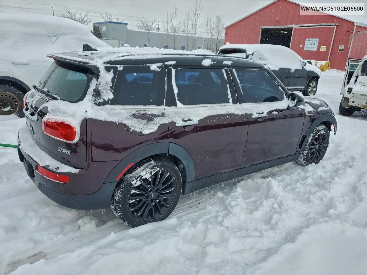 WMWLN5C51G2E06600 2016 Mini Cooper Clubman