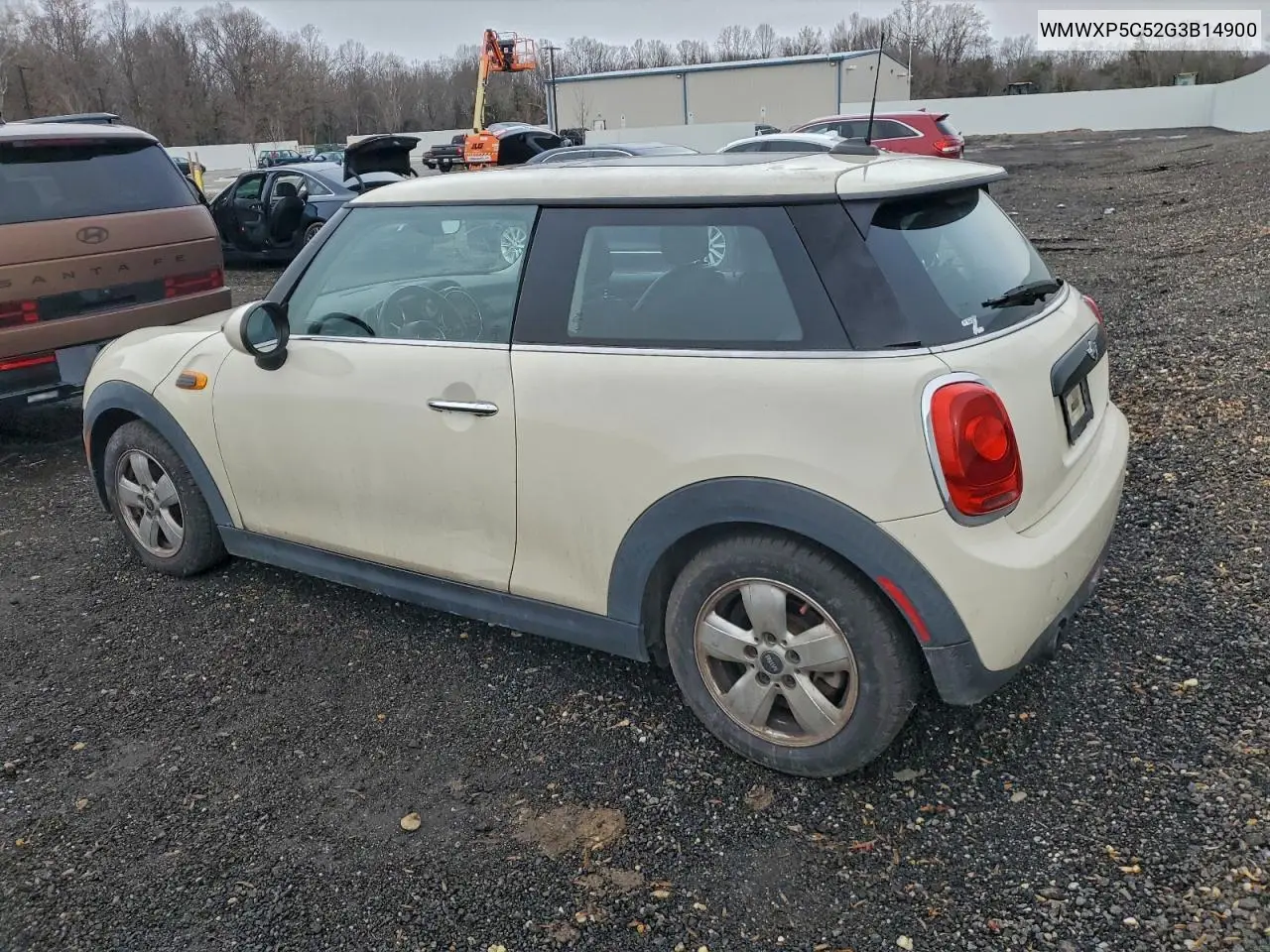 WMWXP5C52G3B14900 2016 Mini Cooper