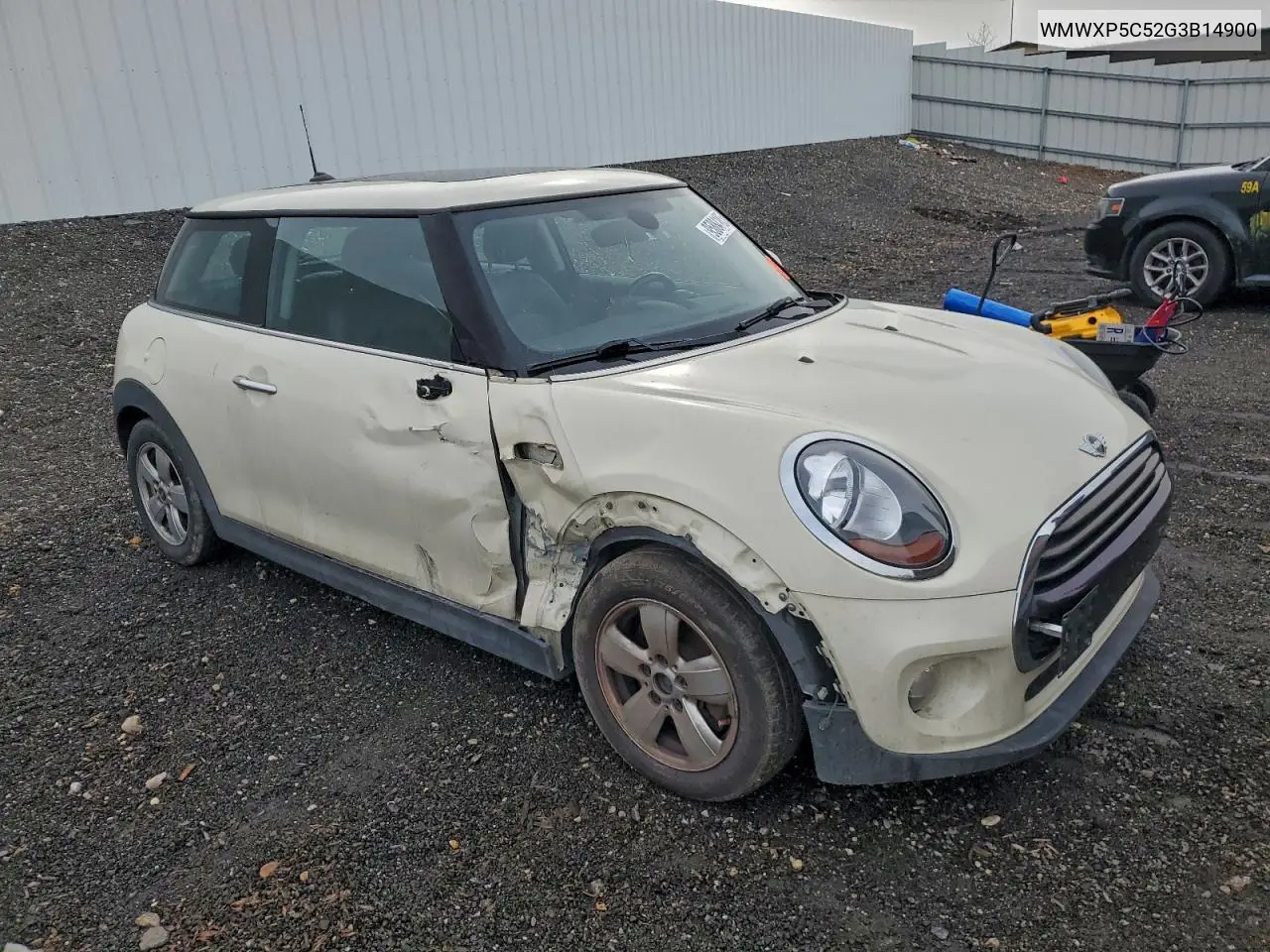 WMWXP5C52G3B14900 2016 Mini Cooper