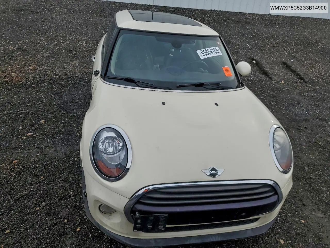 WMWXP5C52G3B14900 2016 Mini Cooper