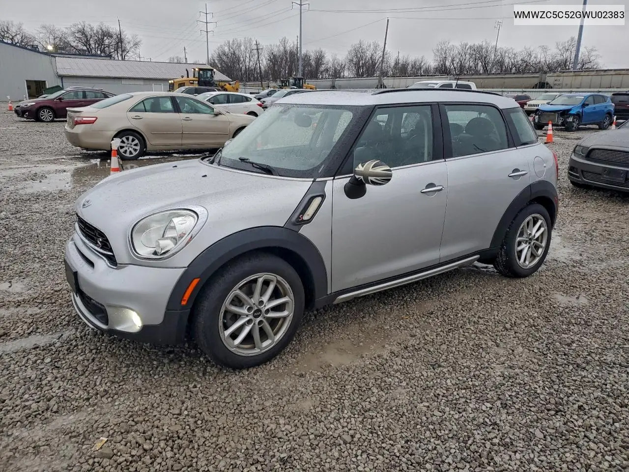 WMWZC5C52GWU02383 2016 Mini Cooper S Countryman