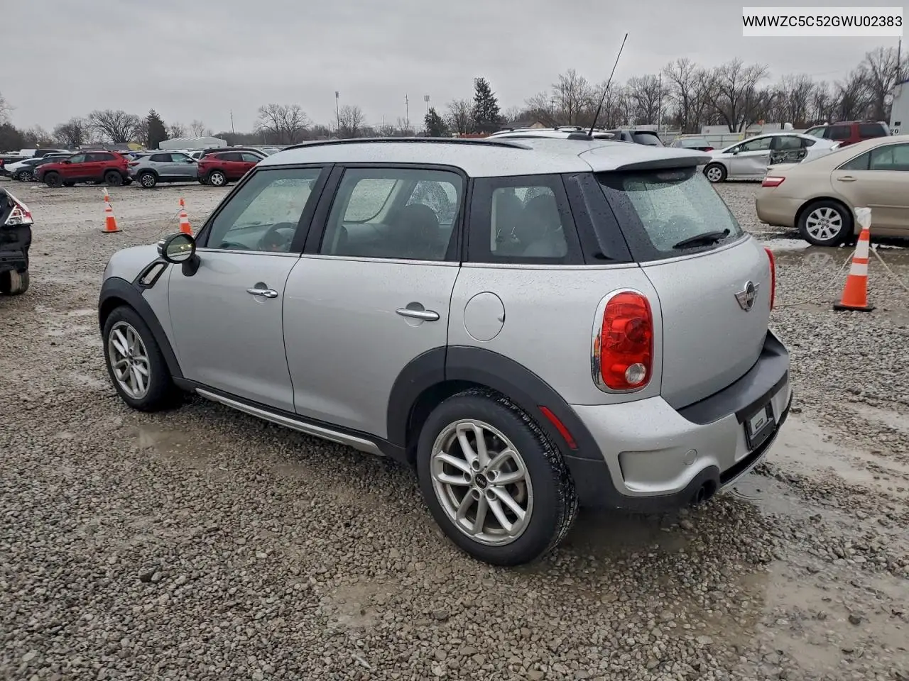 WMWZC5C52GWU02383 2016 Mini Cooper S Countryman