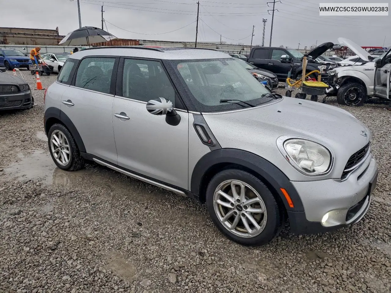 WMWZC5C52GWU02383 2016 Mini Cooper S Countryman