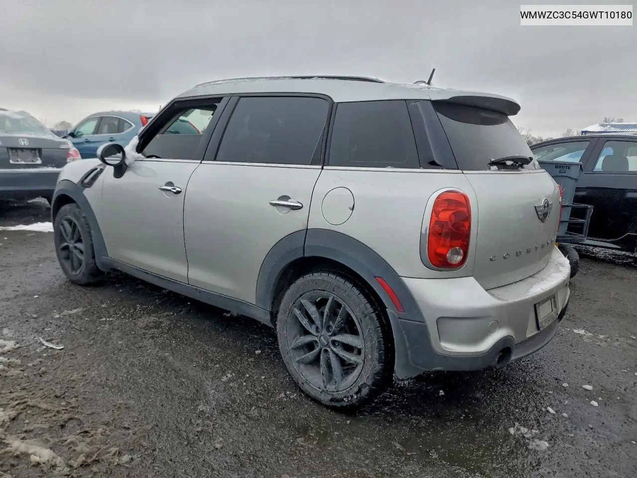 WMWZC3C54GWT10180 2016 Mini Cooper S Countryman