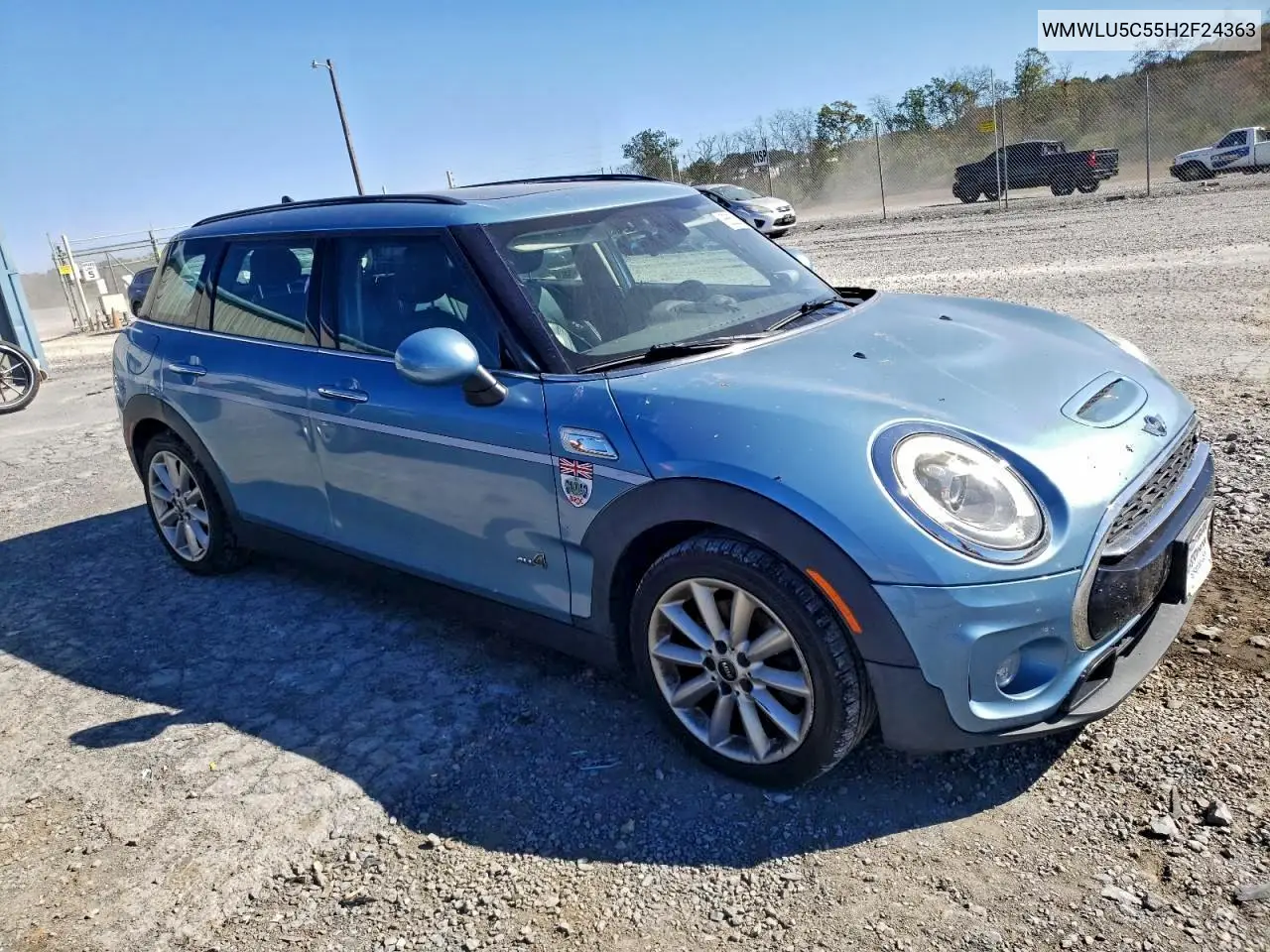 WMWLU5C55H2F24363 2017 Mini Cooper S Clubman All4