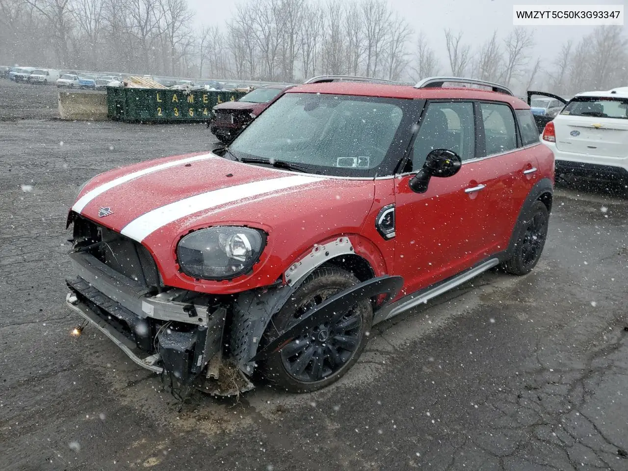 WMZYT5C50K3G93347 2019 Mini Cooper S Countryman All4
