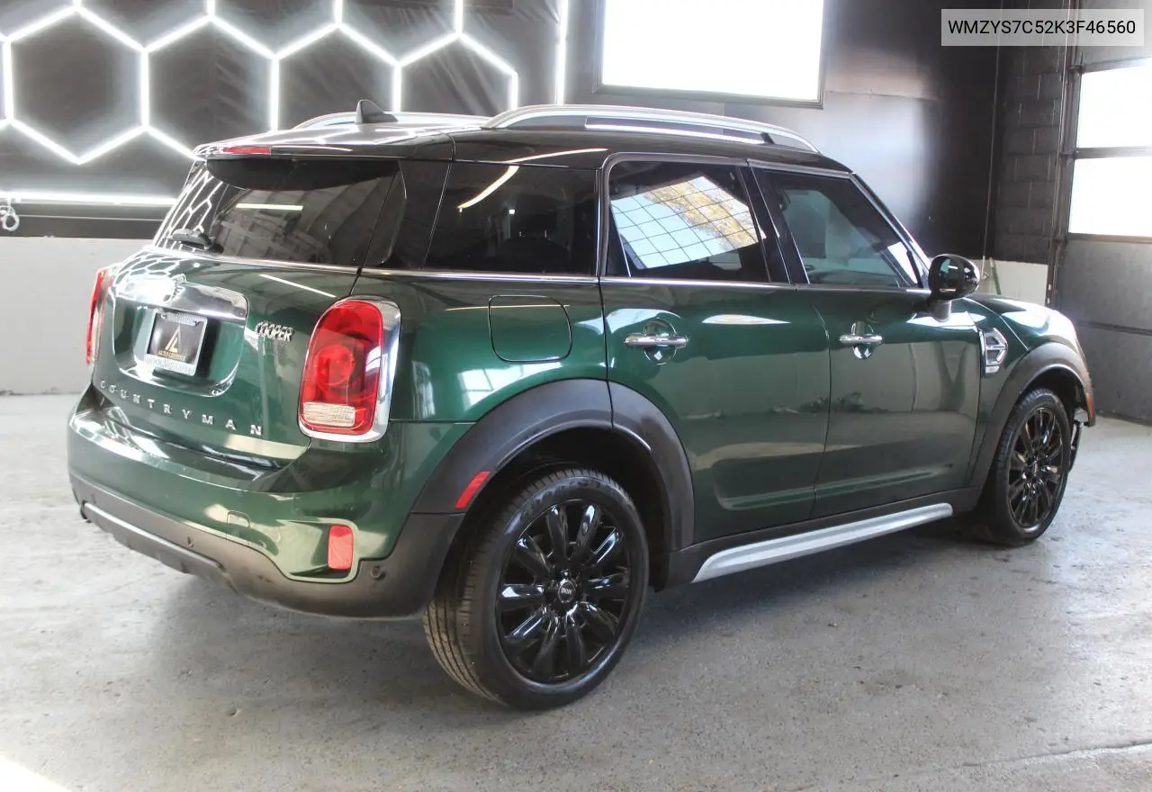 WMZYS7C52K3F46560 2019 Mini Cooper Countryman