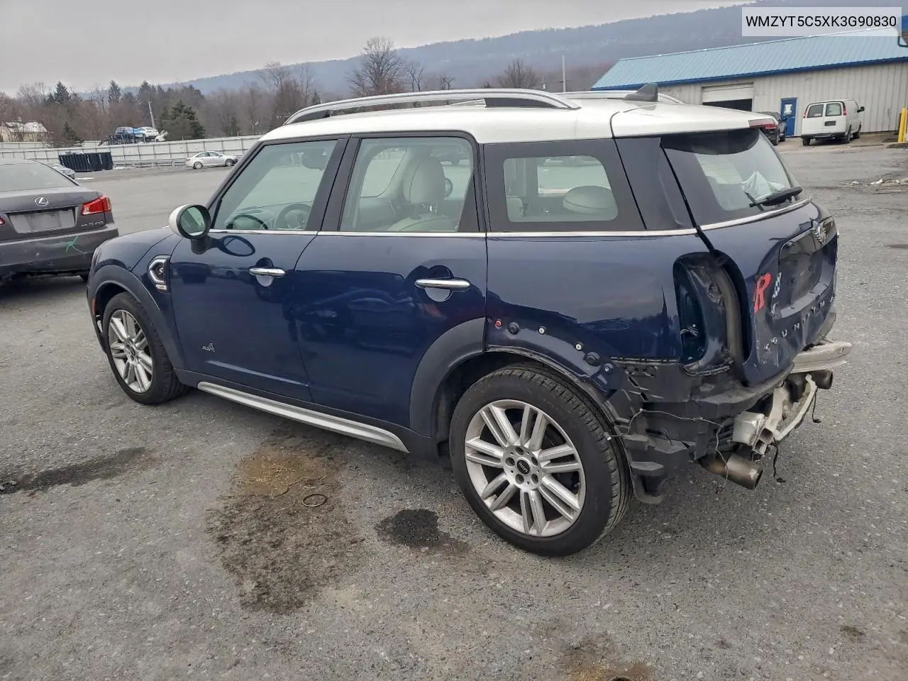 WMZYT5C5XK3G90830 2019 Mini Cooper S Countryman All4