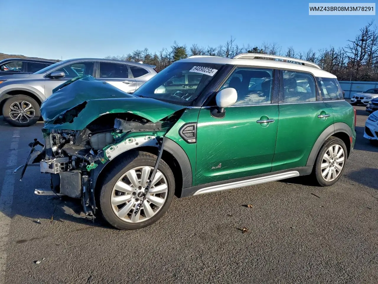 WMZ43BR08M3M78291 2021 Mini Cooper Countryman All4