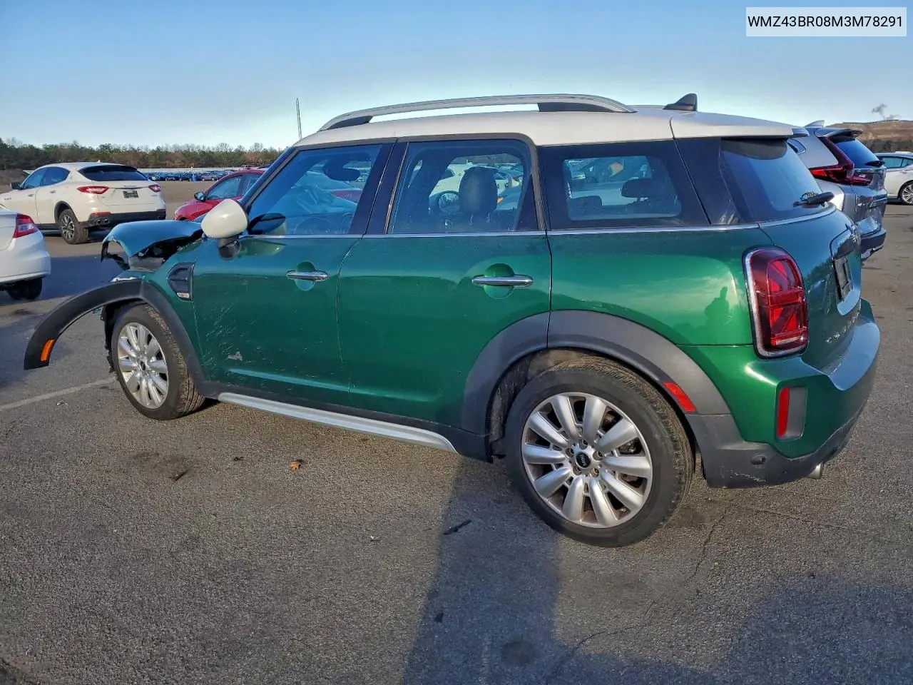 WMZ43BR08M3M78291 2021 Mini Cooper Countryman All4