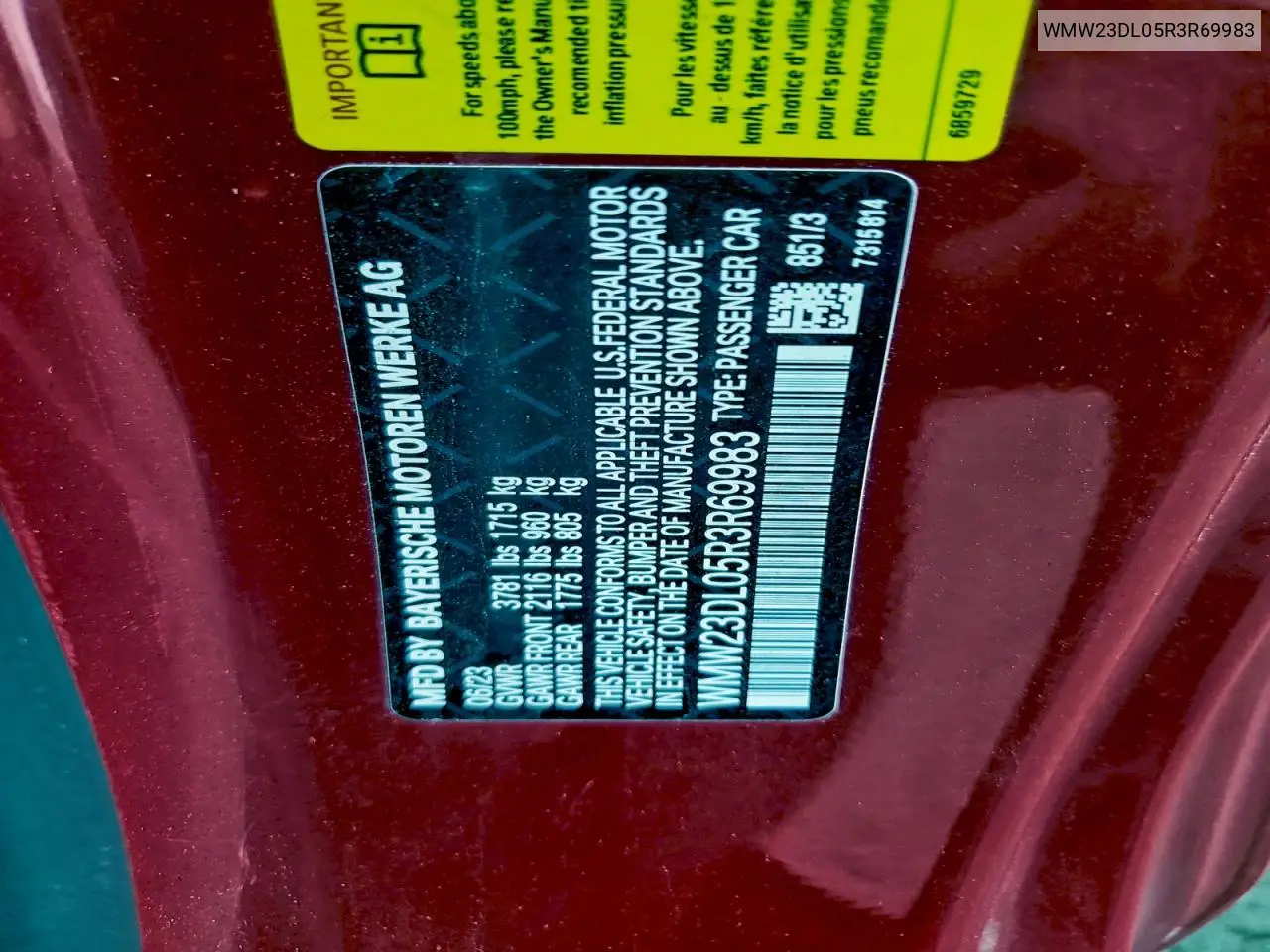 WMW23DL05R3R69983 2024 Mini Cooper