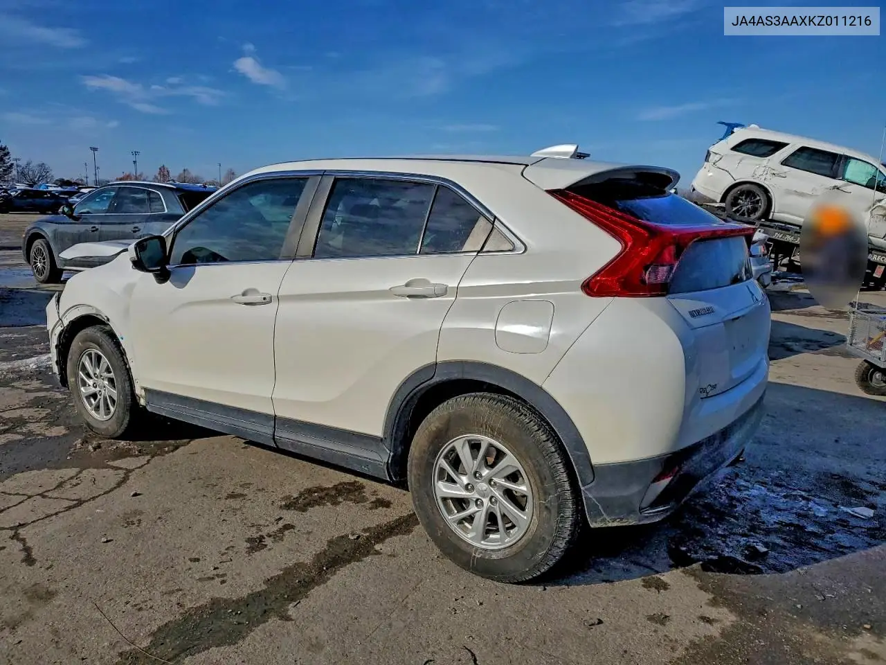 JA4AS3AAXKZ011216 2019 Mitsubishi Eclipse Cross Es