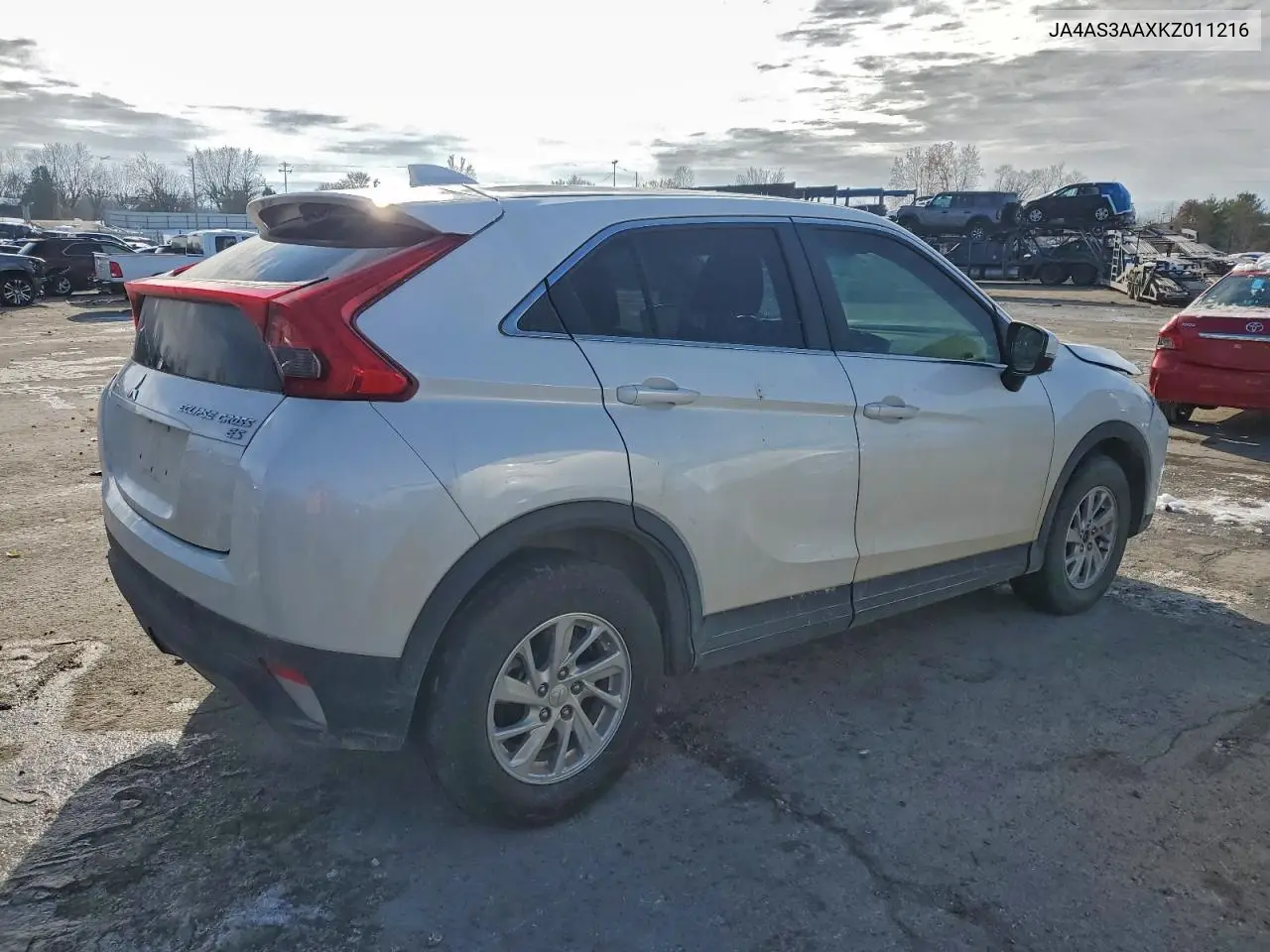 JA4AS3AAXKZ011216 2019 Mitsubishi Eclipse Cross Es