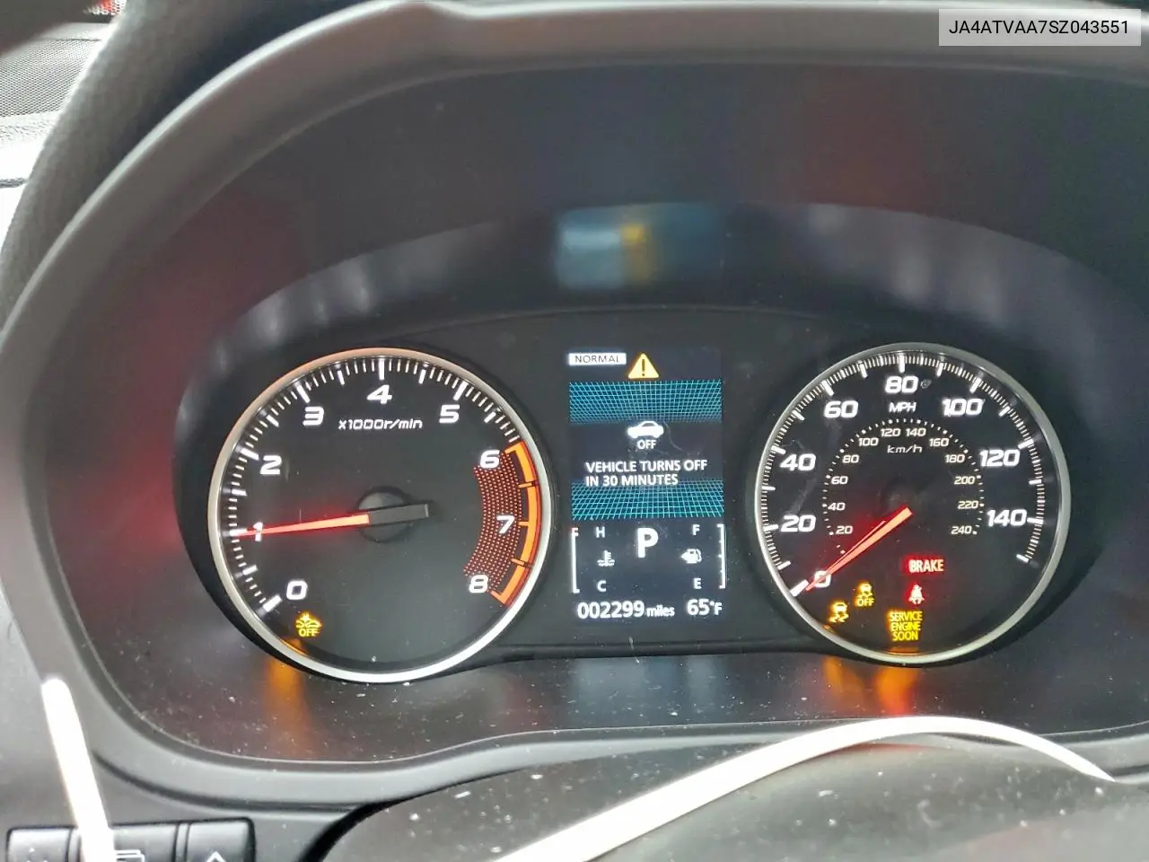 JA4ATVAA7SZ043551 2025 Mitsubishi Eclipse Cross Le