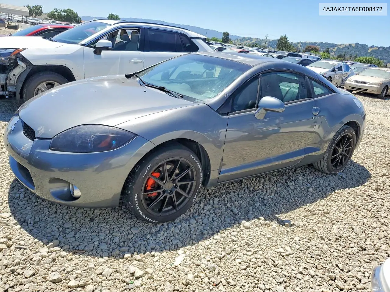 4A3AK34T66E008472 2006 Mitsubishi Eclipse Gt