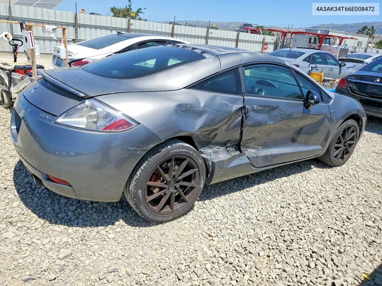 4A3AK34T66E008472 2006 Mitsubishi Eclipse Gt