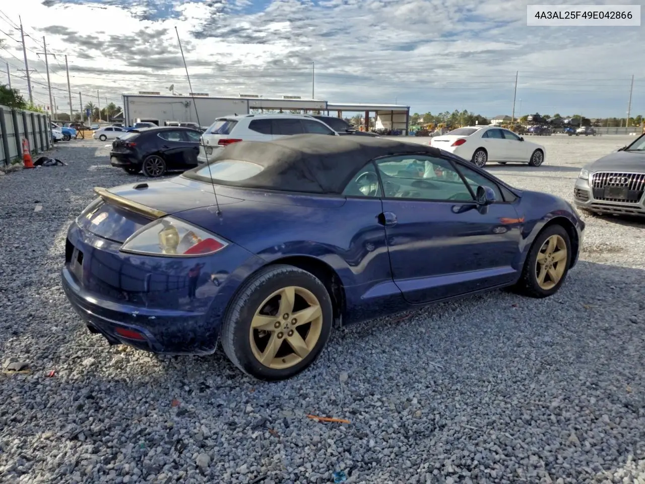 4A3AL25F49E042866 2009 Mitsubishi Eclipse Spyder Gs
