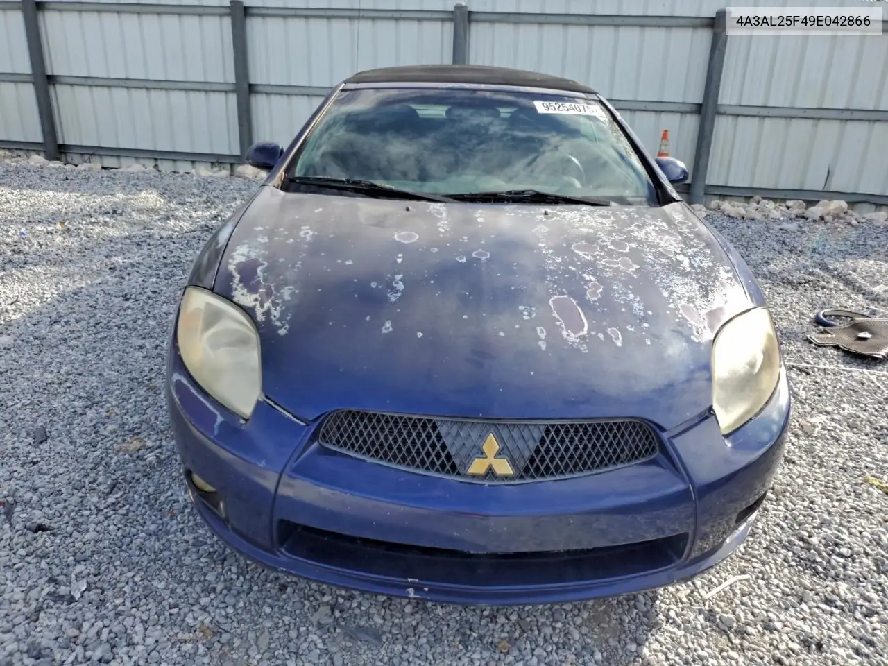 4A3AL25F49E042866 2009 Mitsubishi Eclipse Spyder Gs