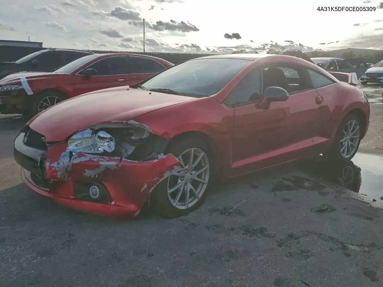 4A31K5DF0CE005309 2012 Mitsubishi Eclipse Gs Sport