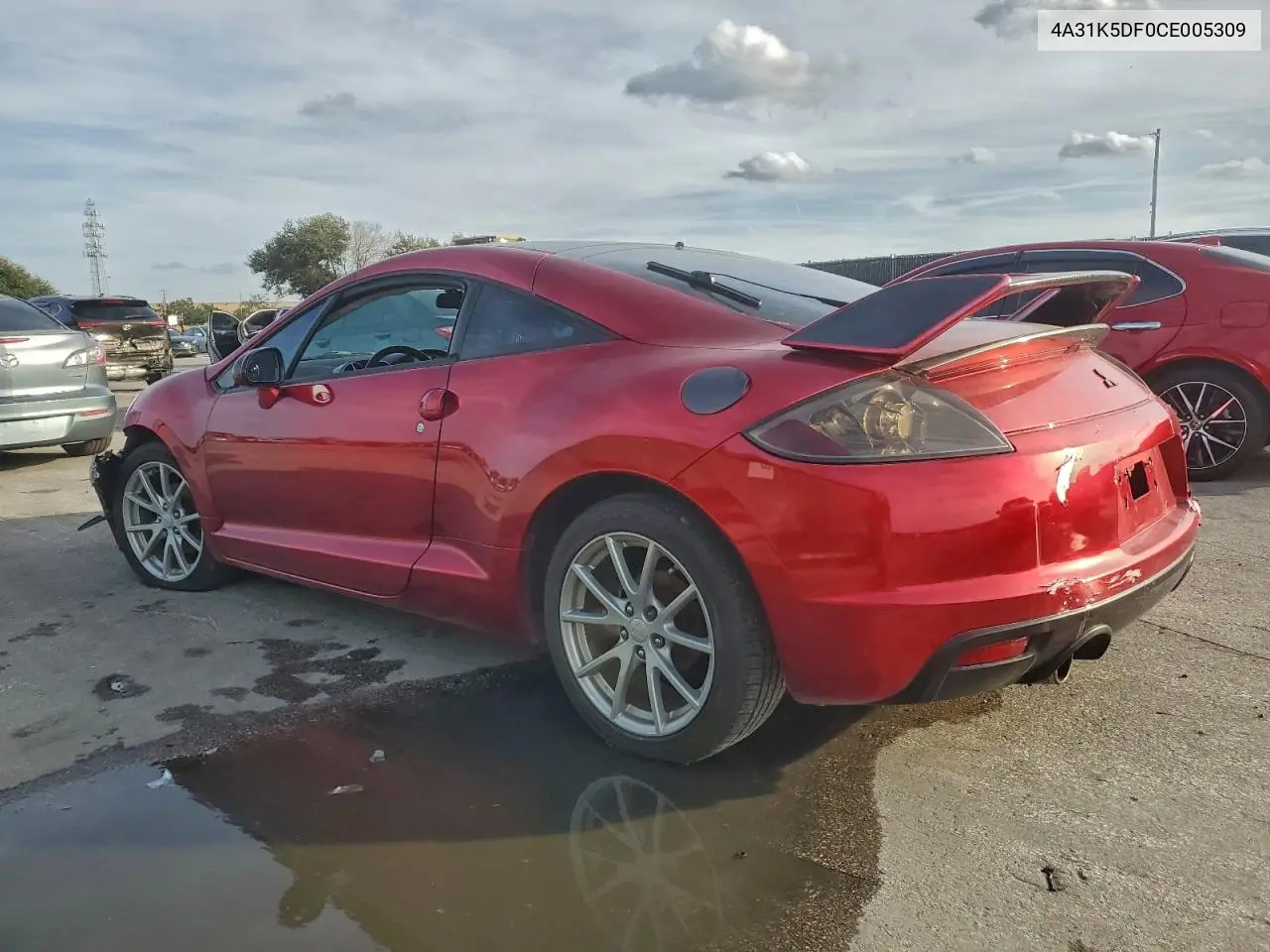 4A31K5DF0CE005309 2012 Mitsubishi Eclipse Gs Sport