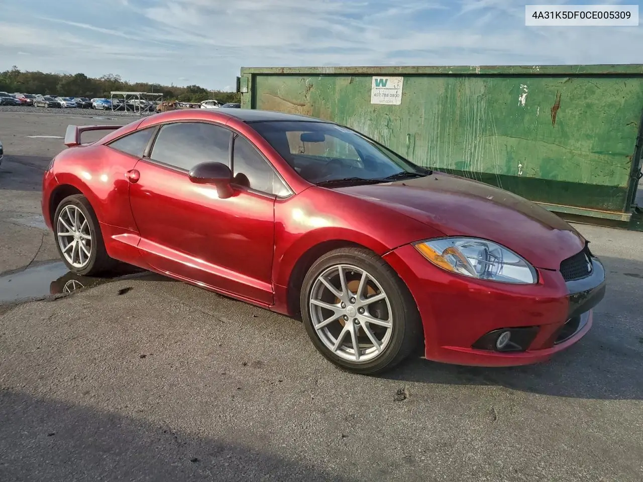 4A31K5DF0CE005309 2012 Mitsubishi Eclipse Gs Sport