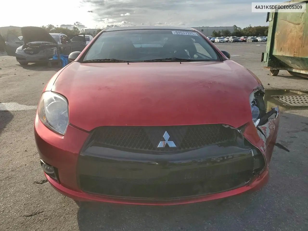 4A31K5DF0CE005309 2012 Mitsubishi Eclipse Gs Sport