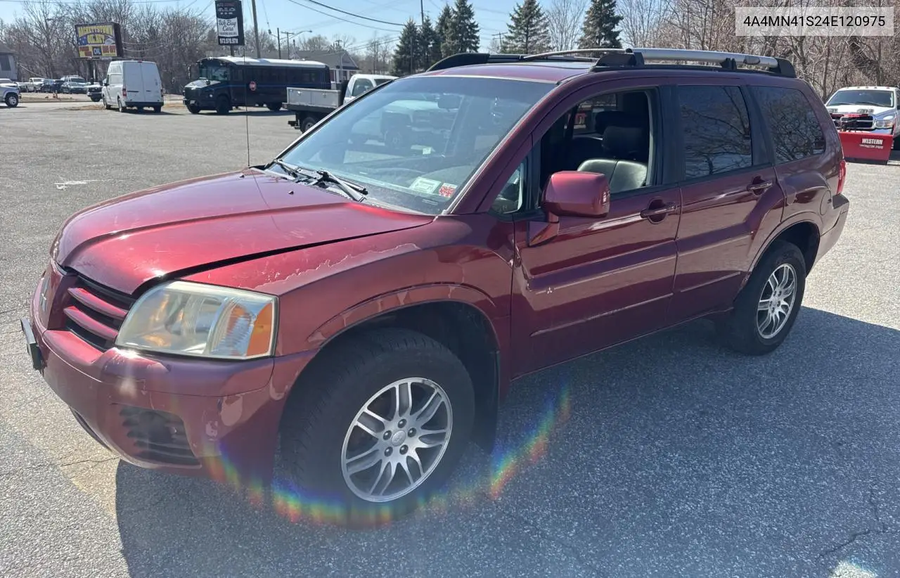 2004 Mitsubishi Endeavor Limited VIN: 4A4MN41S24E120975 Lot: 48941365