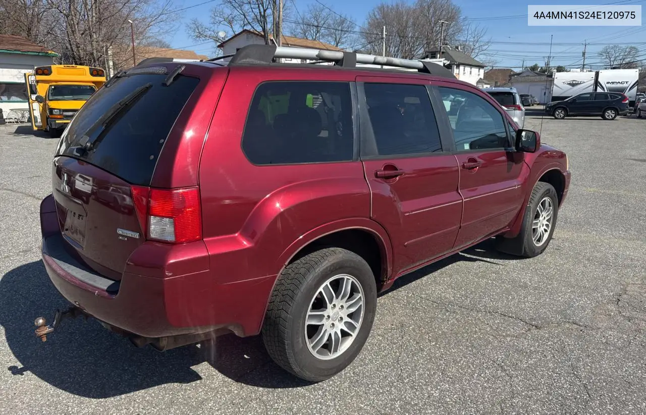 2004 Mitsubishi Endeavor Limited VIN: 4A4MN41S24E120975 Lot: 48941365