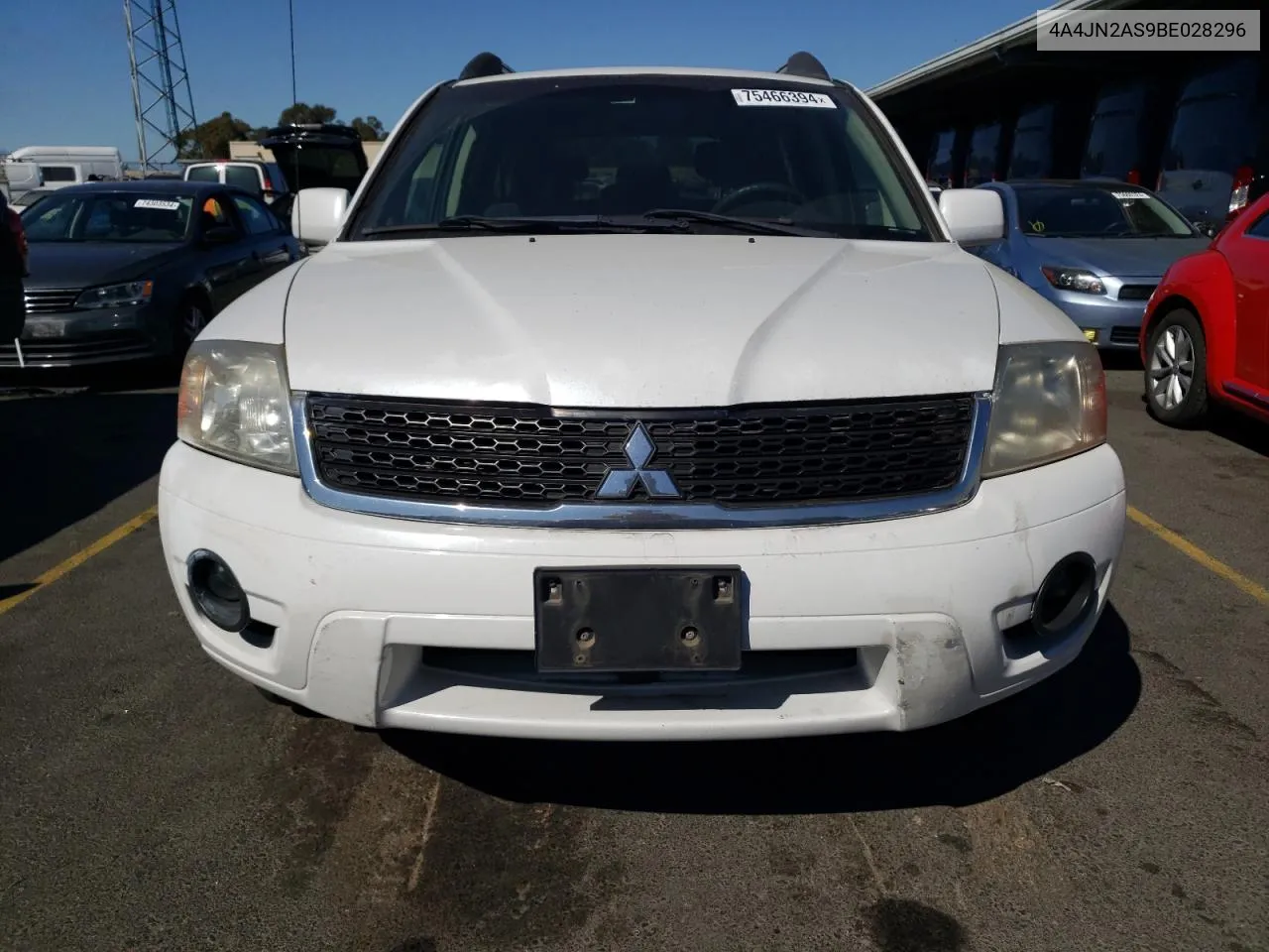 2011 Mitsubishi Endeavor Ls VIN: 4A4JN2AS9BE028296 Lot: 75466394