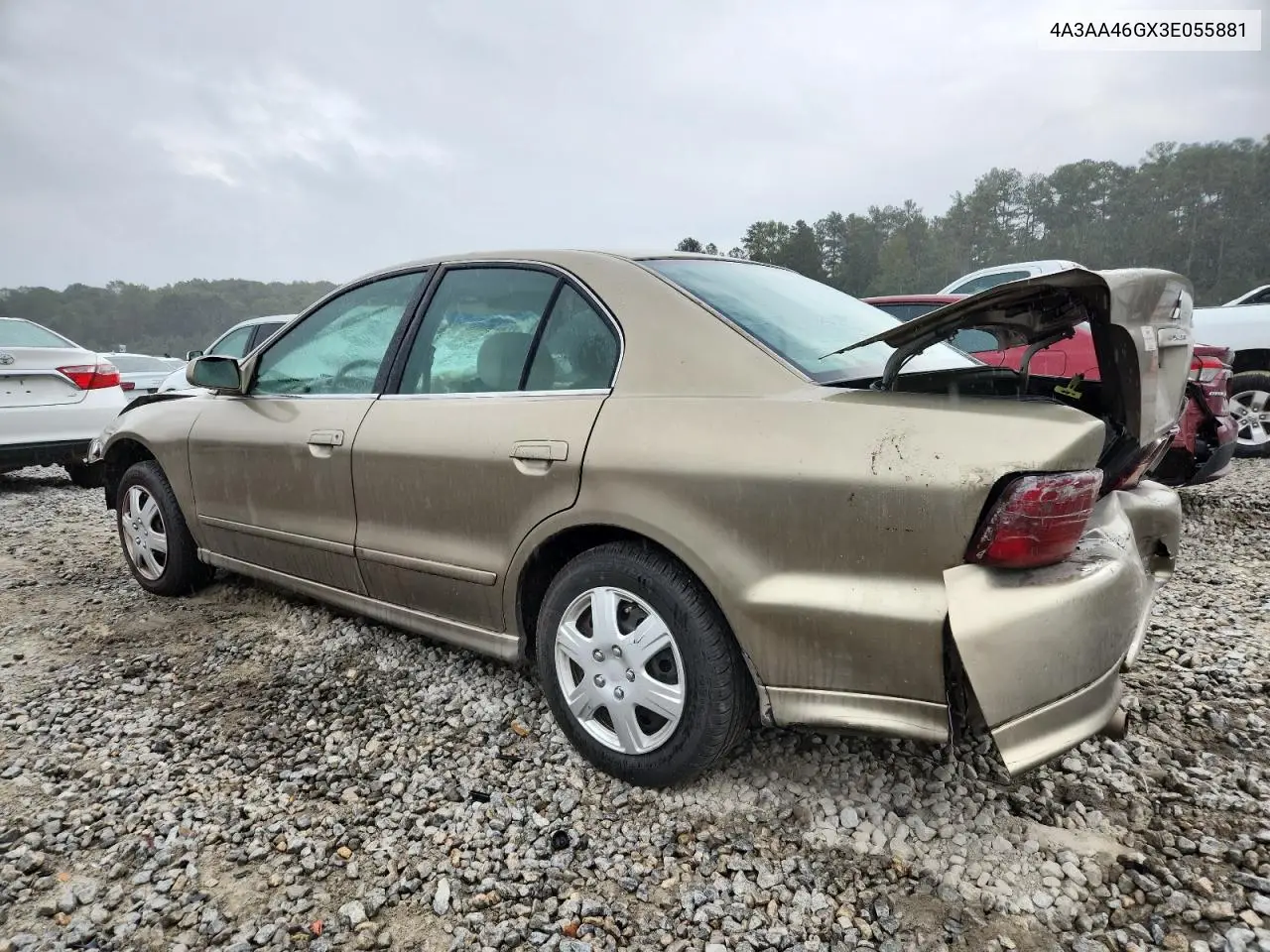 4A3AA46GX3E055881 2003 Mitsubishi Galant Es