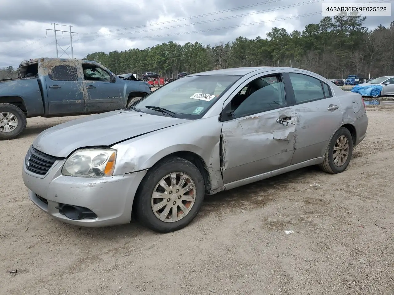2009 Mitsubishi Galant Es VIN: 4A3AB36FX9E025528 Lot: 47266845