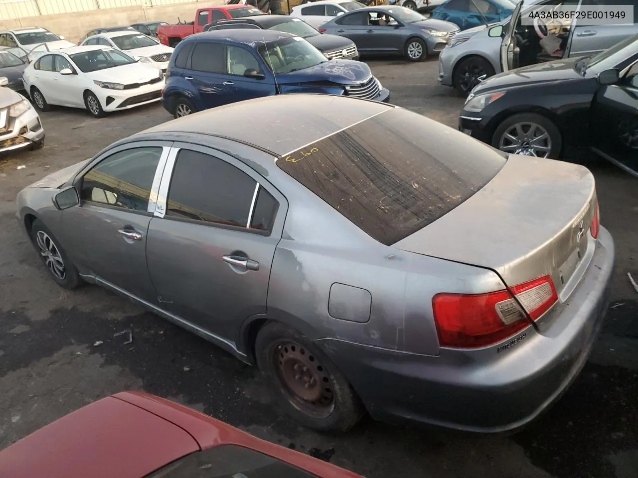 2009 Mitsubishi Galant Es VIN: 4A3AB36F29E001949 Lot: 77911534