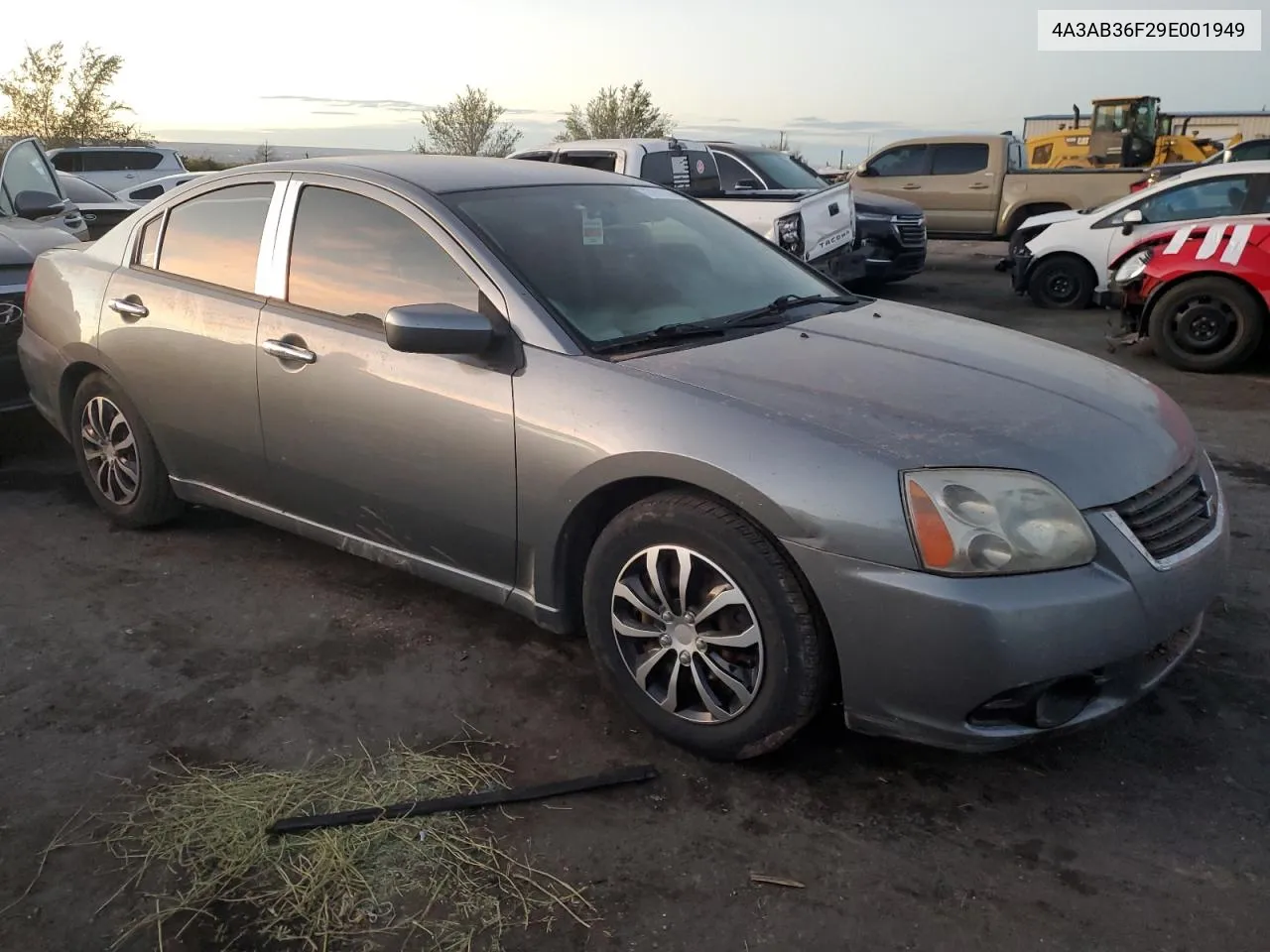 2009 Mitsubishi Galant Es VIN: 4A3AB36F29E001949 Lot: 77911534