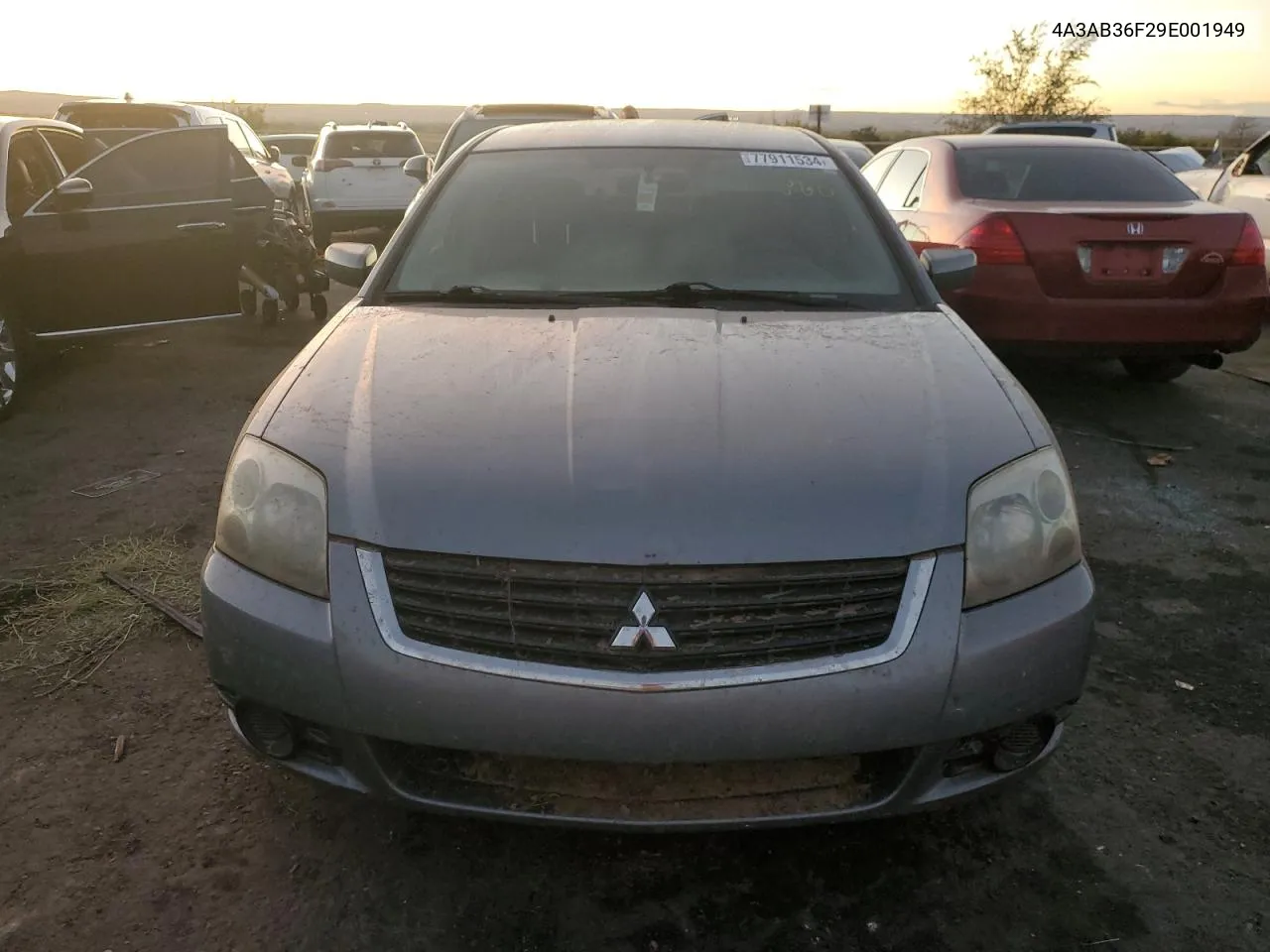 2009 Mitsubishi Galant Es VIN: 4A3AB36F29E001949 Lot: 77911534