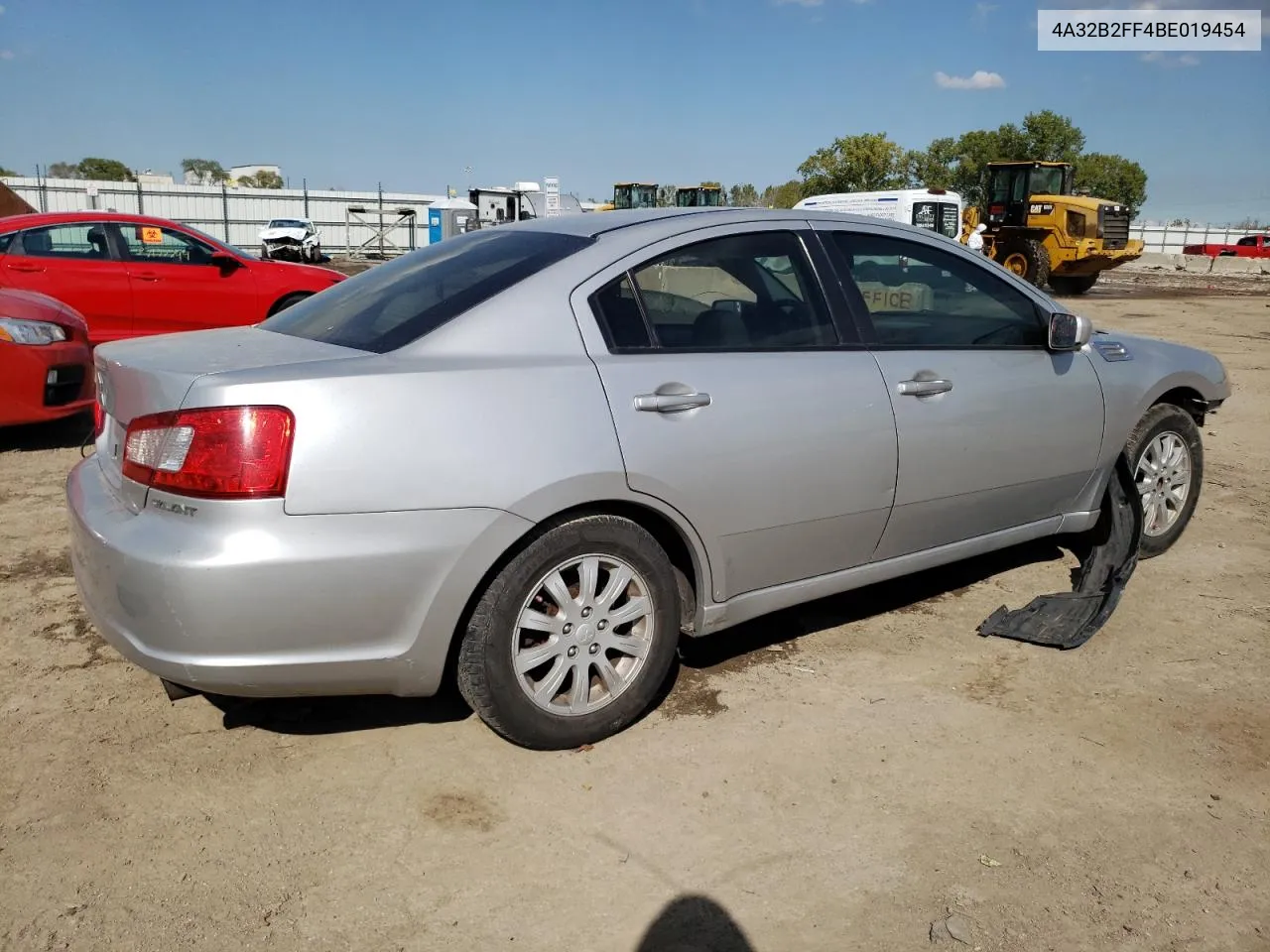 2011 Mitsubishi Galant Fe VIN: 4A32B2FF4BE019454 Lot: 72716034