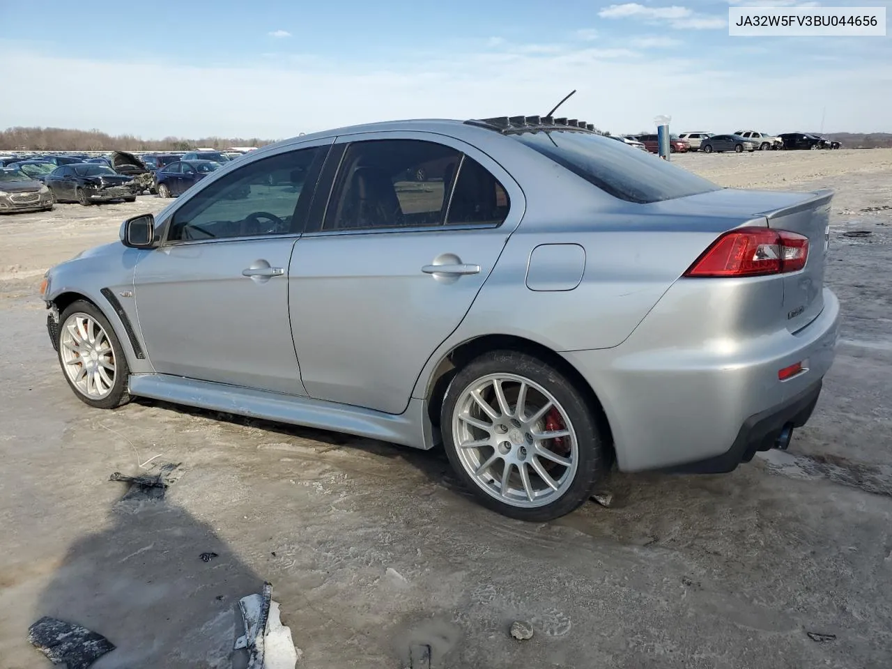 2011 Mitsubishi Lancer Evolution Mr VIN: JA32W5FV3BU044656 Lot: 43448615