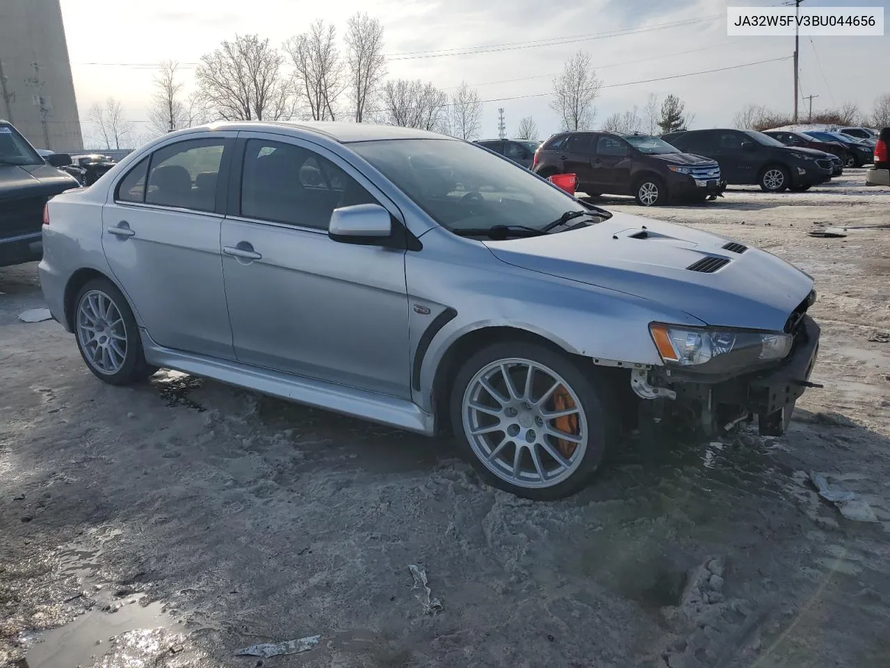 2011 Mitsubishi Lancer Evolution Mr VIN: JA32W5FV3BU044656 Lot: 43448615
