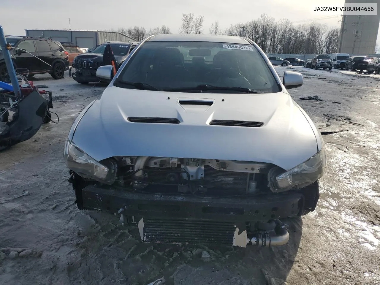 2011 Mitsubishi Lancer Evolution Mr VIN: JA32W5FV3BU044656 Lot: 43448615